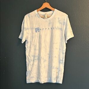Bella Canvas Tie-Dye White and Blue Tee